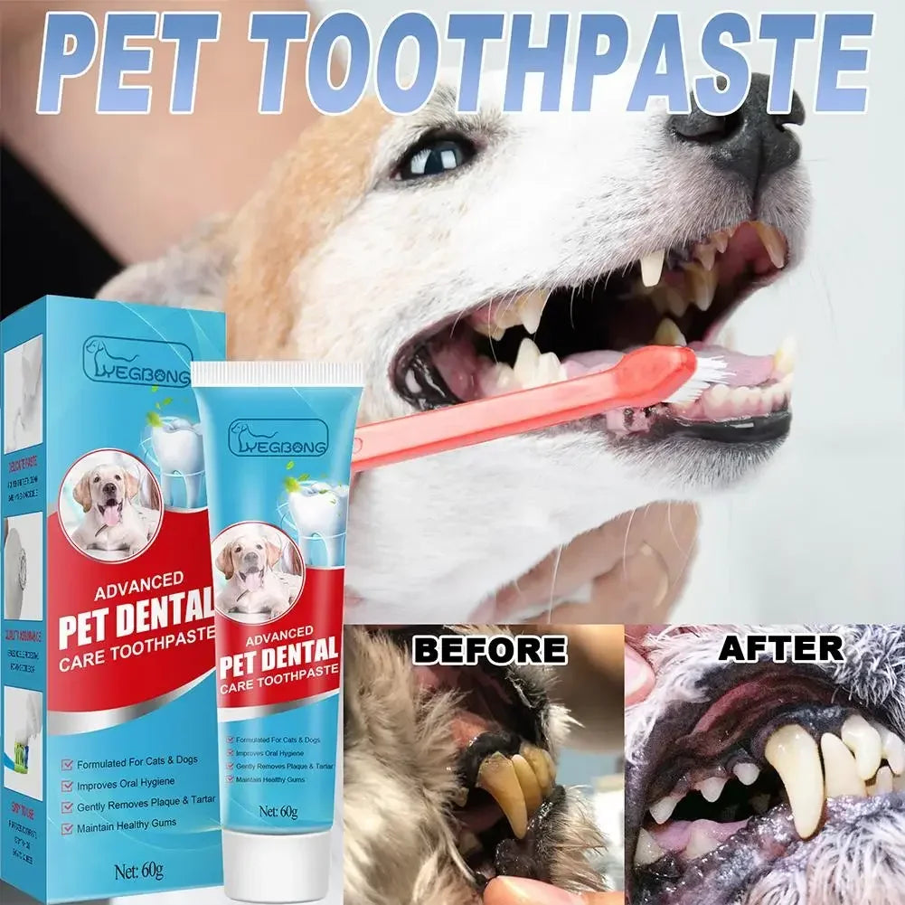 Pet Toothpaste, Cat Dog Fresh Breath Toothpaste