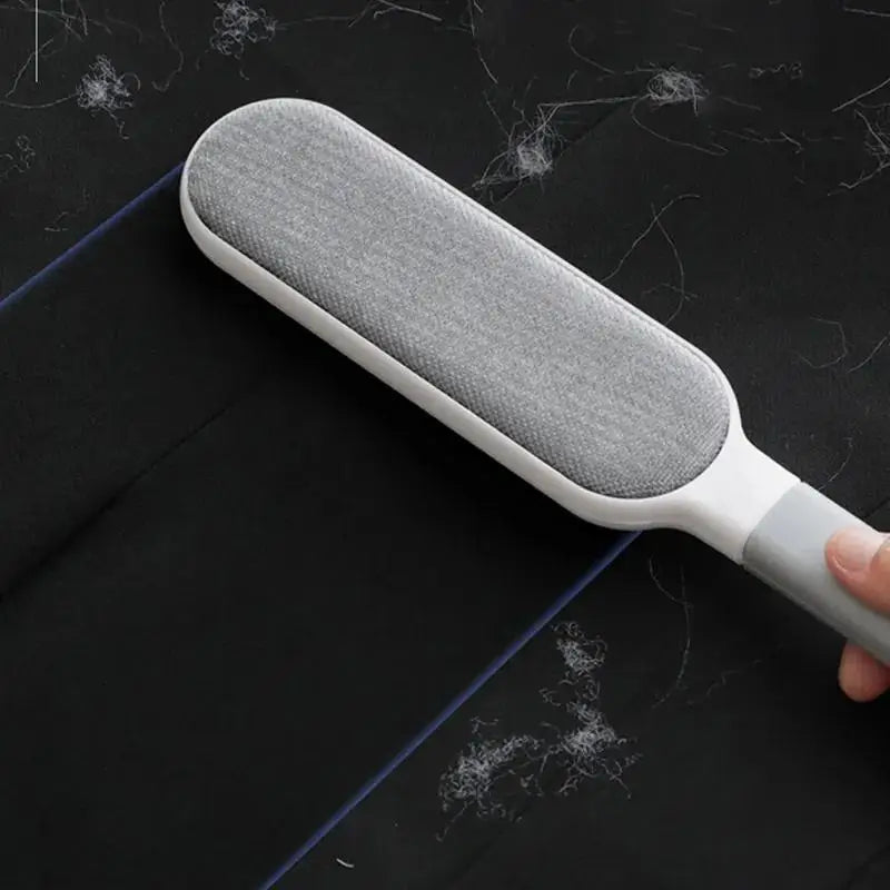 Double-Sided Pet Hair Remover, Manual Electrostatic Sticky Lint Brush for Clothing, Sofa, Furniture and Carpet Cleaning