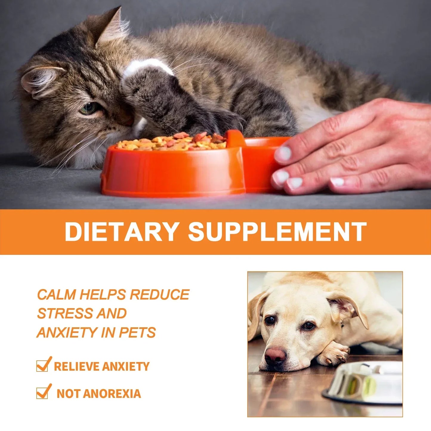 Natural Organic Calming Oil for Pet Anxiety Relief