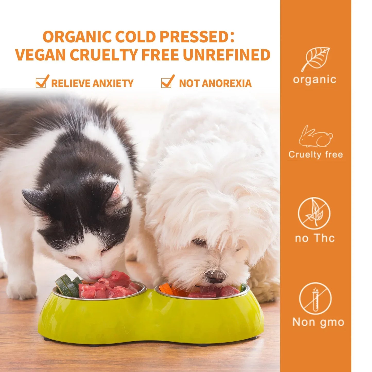 Natural Organic Calming Oil for Pet Anxiety Relief
