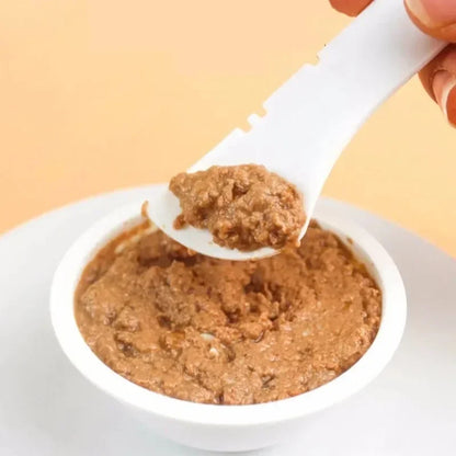 Long Handled Pet Canned Food Spoon for feeding Dogs and Cats