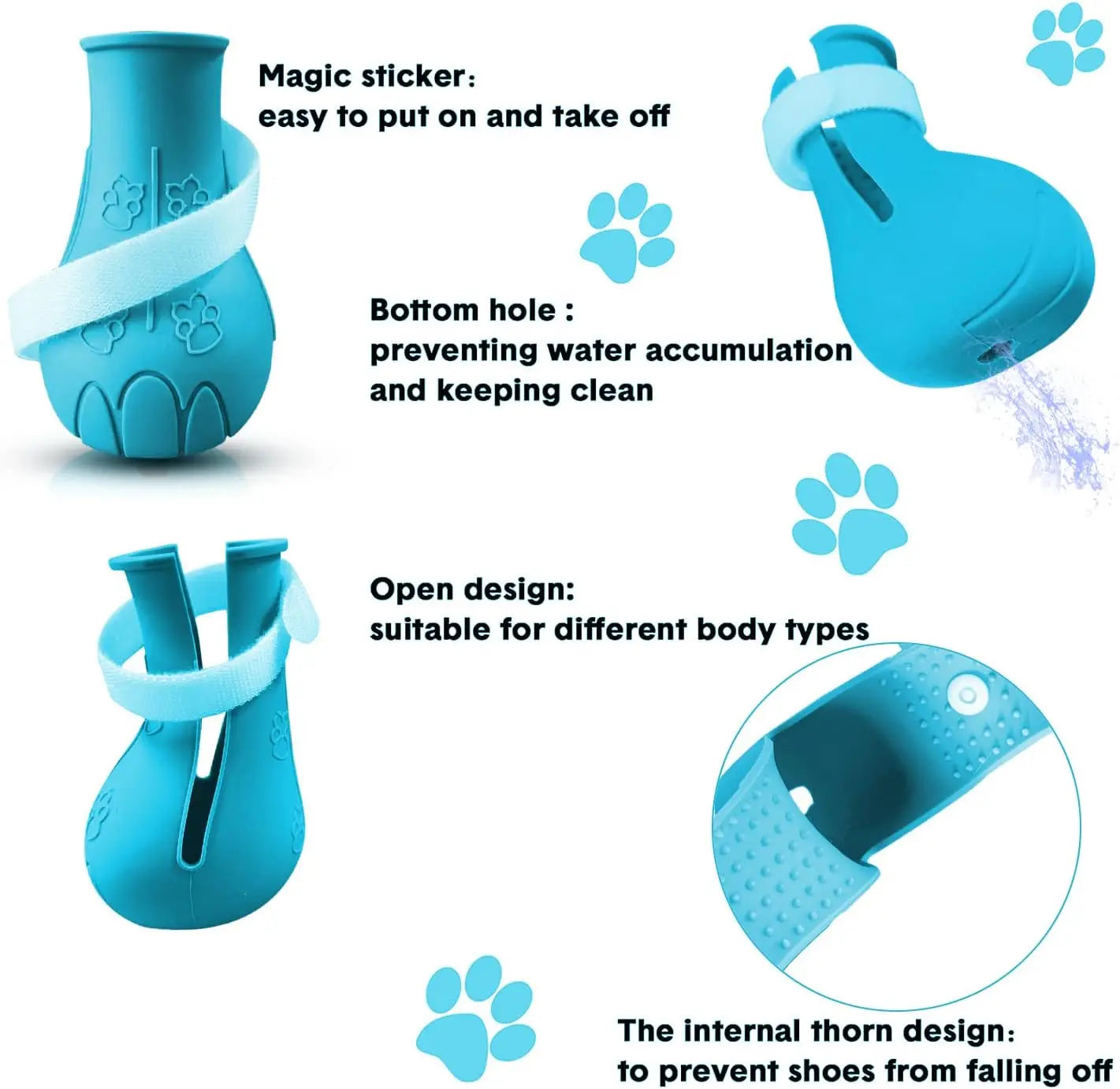 Paw Protector Boots for Grooming & Bathing