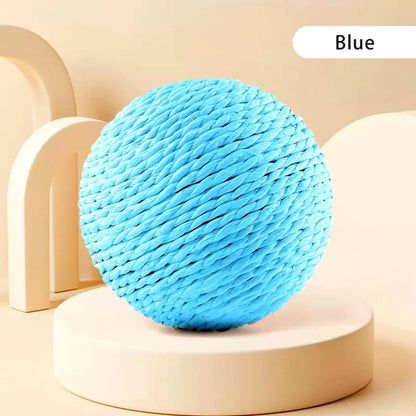 Sounding Sisal Cat Scratching Ball Toy For Kitten Teeth Cleaning