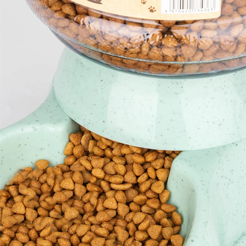 Large Capacity Automatic Pet Feeder Bowls and Water Dispenser