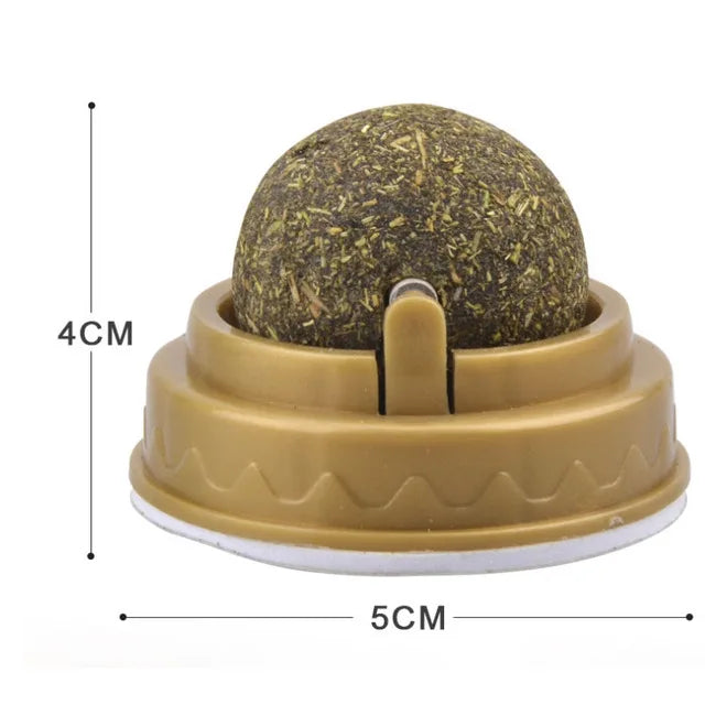 Healthy Cat Catnip Toys Ball (Nutrition Energy Ball for Cat & Kitten)