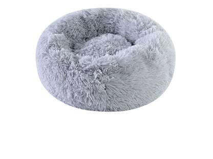 Home Plush Pet Nest, Warm Detachable and Washable Round Pet Bed