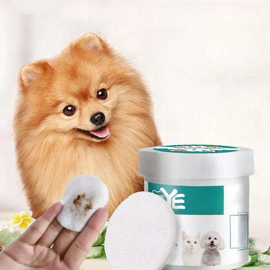 Pet Eye Wipes, Cats And Dogs Tearmark Wet Wipes (130 Canned Wipes)