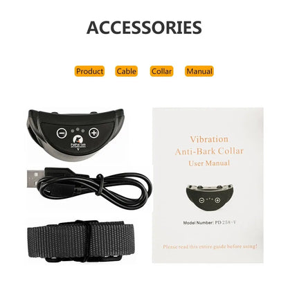 Dog Bark Collar, Rechargeable Anti-Bark Collar For Dog Stop Barking