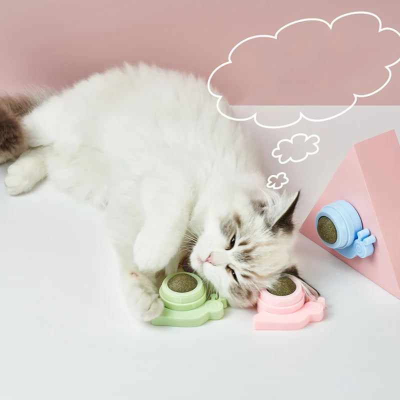 Healthy Cat Catnip Toys Ball (Nutrition Energy Ball for Cat & Kitten)