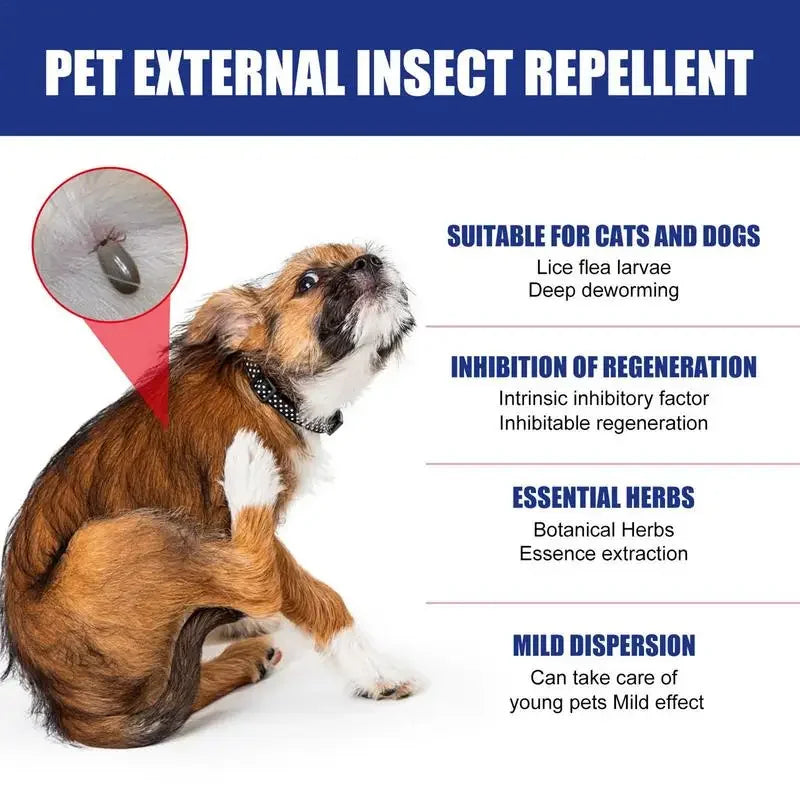 Anti Flea Spray for Cats & Dogs, Prevent Ticks, Flea Lice Insect