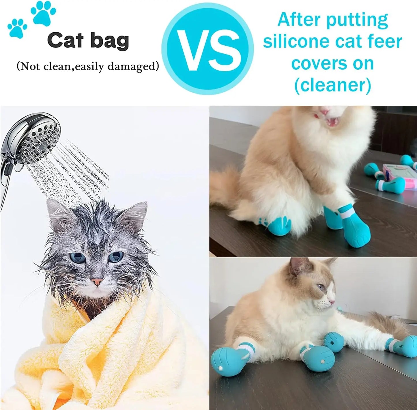 Paw Protector Boots for Grooming & Bathing