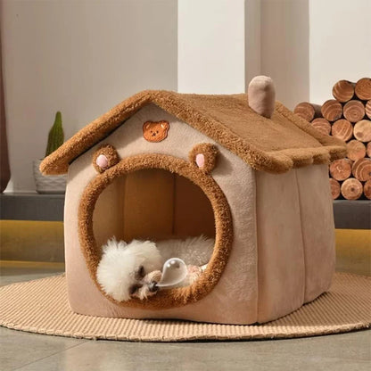 Foldable Pet House, Cave Sofa Pet Bed House for Small Dogs and Small and Medium Cats