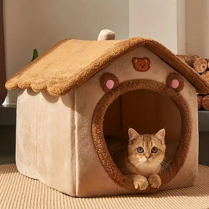 Foldable Pet House, Cave Sofa Pet Bed House for Small Dogs and Small and Medium Cats