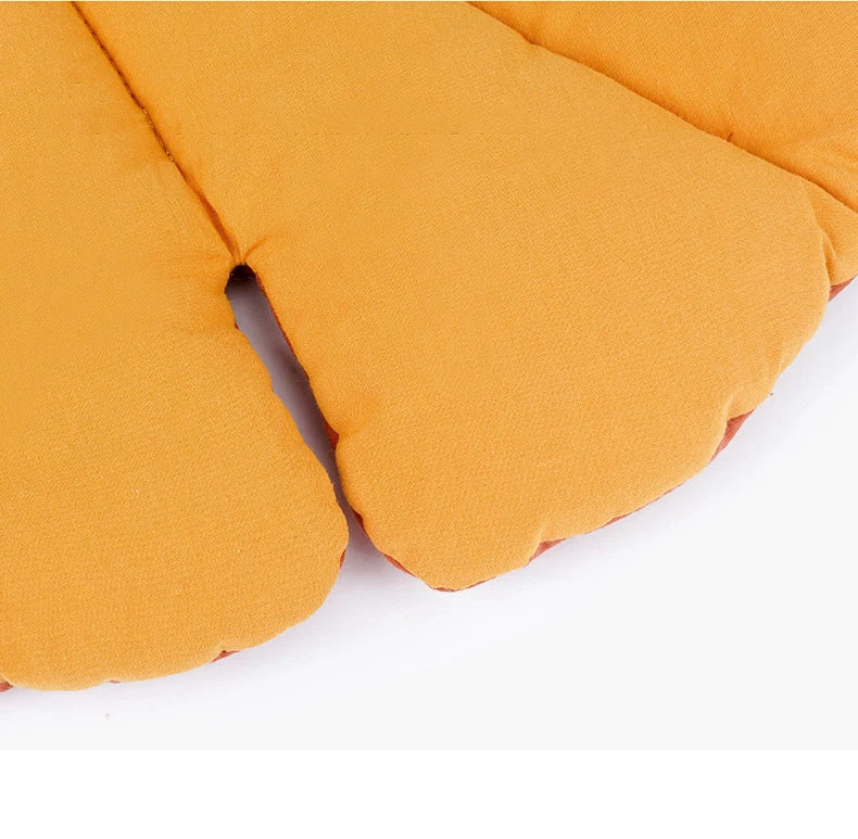 Pet Bed Mats Soft Cotton Leaf Shaped