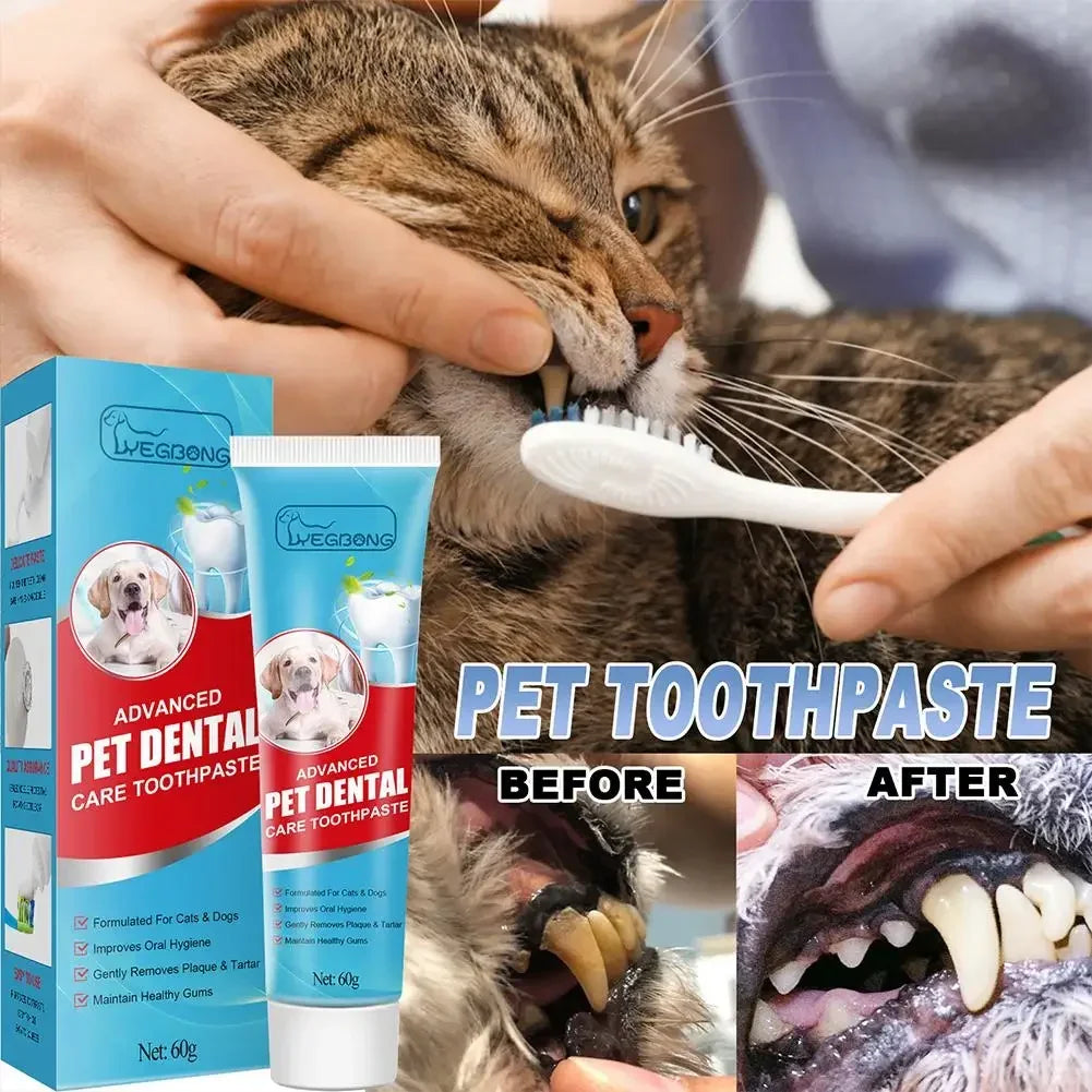 Pet Toothpaste, Cat Dog Fresh Breath Toothpaste