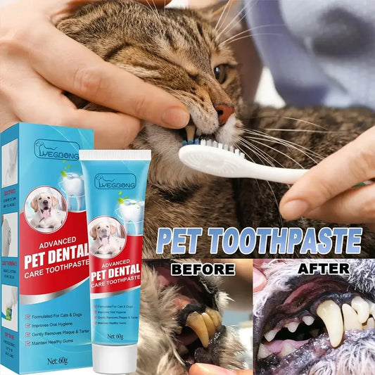 Pet Toothpaste, Cat Dog Fresh Breath Toothpaste
