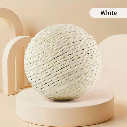Sounding Sisal Cat Scratching Ball Toy For Kitten Teeth Cleaning