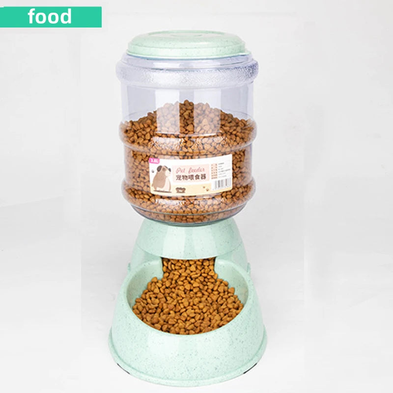 Large Capacity Automatic Pet Feeder Bowls and Water Dispenser