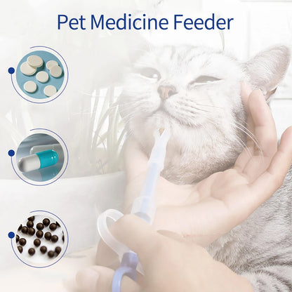 Pet Pill Dispenser Syringe – Easy Tablet & Capsule Gun for Cats and Dogs