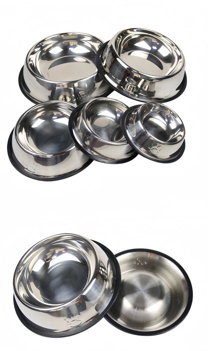 Stainless Steel Bowl For Cat and Dog Feeding and Drinking