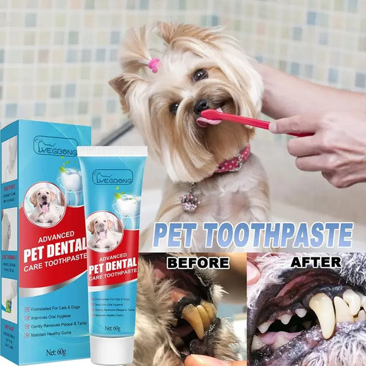 Pet Toothpaste, Cat Dog Fresh Breath Toothpaste