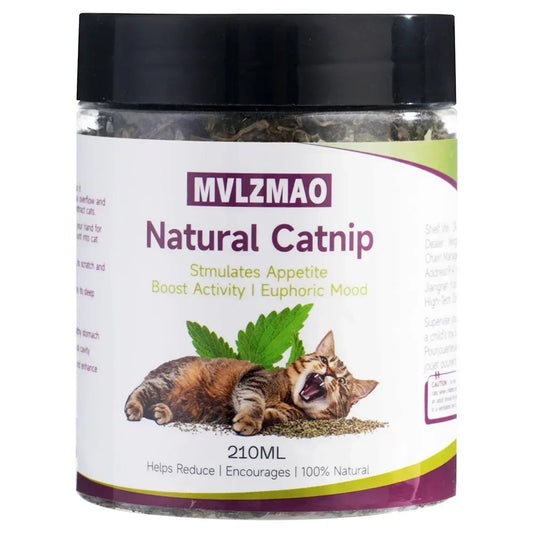 100% Natural Safe & Non-Addictive Catnip Treats Used to Supplement Catnip Toys