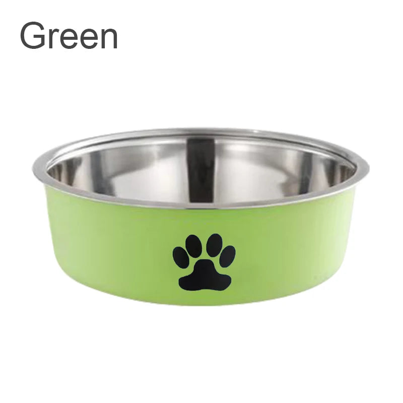 Stainless Steel Bowl with Non-Slip Rubber Base for Cats And Dogs