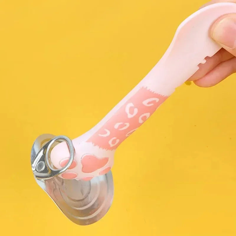 Long Handled Pet Canned Food Spoon for feeding Dogs and Cats